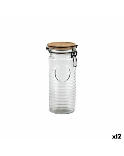 Glass Jar La Mediterránea ACACIA 1,3 L (12 Units)