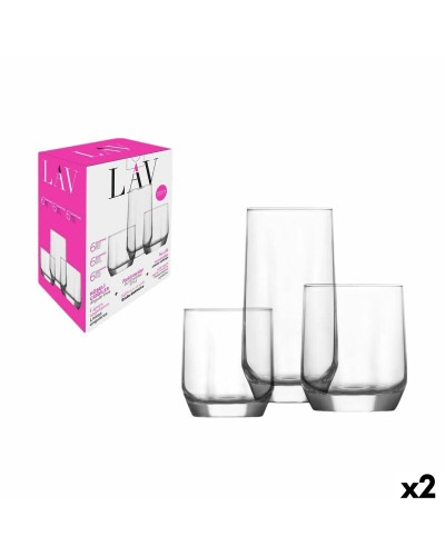 Glasset LAV Diamond 310 ml 385 ml 215 ml 18 Delar (2 antal)