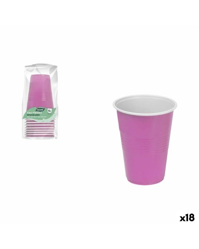 Set de Verres Algon Rose 450 ml 10 Pièces (18 Unités)