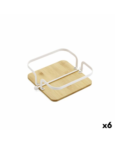Porte-serviettes Quttin Métal 22 x 22 x 6 cm (6 Unités)
