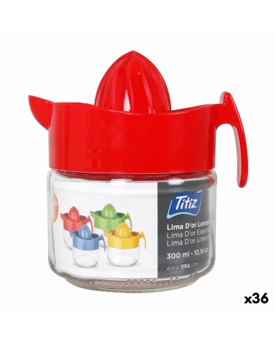 Vruchtenpers Titiz Glas 0,3 L 10 x 18 x 12 cm (36 Stuks)