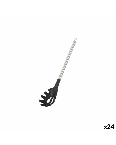 Cuchara para Servir Pasta MasterChef Silicona Acero Inoxidable 34 cm (24 Unidades)