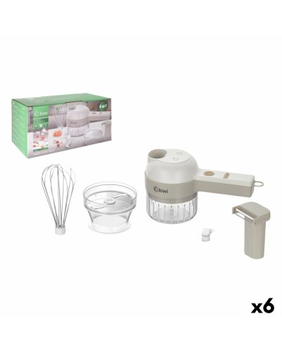 Mini Hachoir Rechargeable et Portable Kiwi 200 ml (6 Unités)