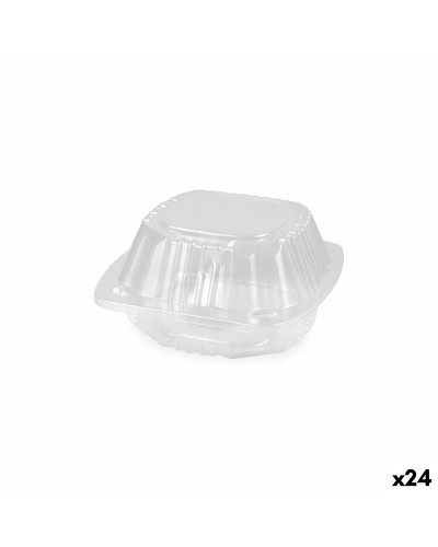 Uudelleen käytettävä ruoka-alustat Algon BURGER 13 x 13 x 6,9 cm (5 Kappaletta) (24 osaa)