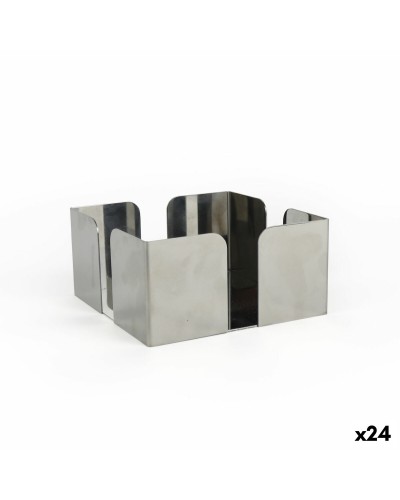 Servethouder My Bar Staal 12 x 12 x 6 cm (24 Stuks)