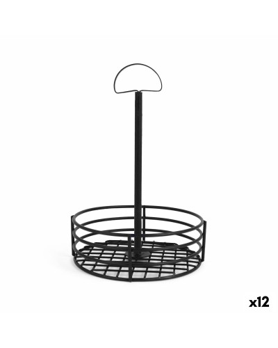 Salsiera My Bar 15 x 15 x 22 cm Nero (12 Unità)