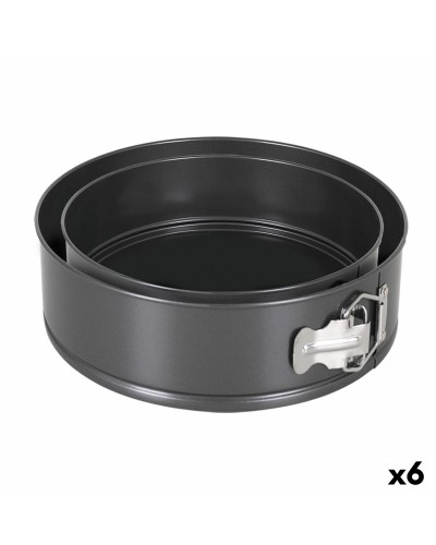 Moule amovible Quttin Noir 24 x 7+28 x 6,8 cm 2 Pièces (6 Unités)