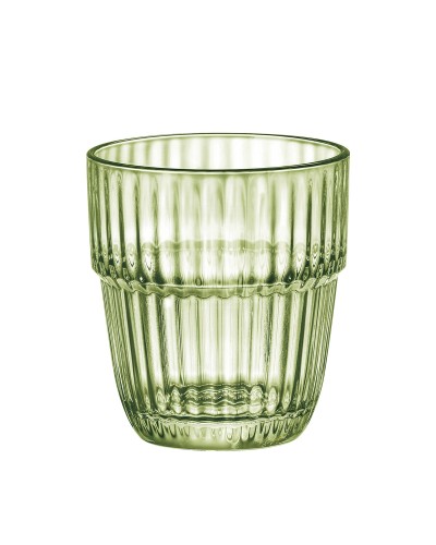 Vaso de agua Bormioli Rocco Barshine Verde Vidrio 300 ml (6 Unidades)