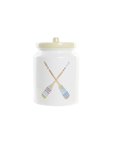 Gefäß DKD Home Decor Ruder 4 Stücke Dolomite 15 x 15 x 22 cm