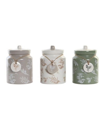 Bote DKD Home Decor Dolomita (3 Unidades)