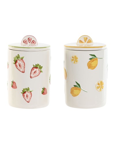 Burk Home ESPRIT Gul Röd Grön Modern Frukt (2 antal)