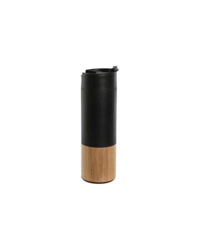 Thermos Home ESPRIT Zwart Natuurlijk 400 ml