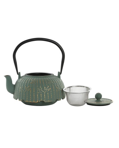 Theepot Home ESPRIT Groen Bamboe Roestvrij staal Ijzer 1 L