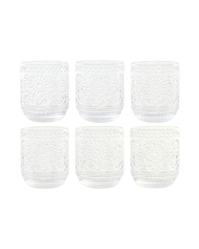 Lasisetti Home ESPRIT Läpinäkyvä Kristalli Lievennyksellä 360 ml (6 osaa)