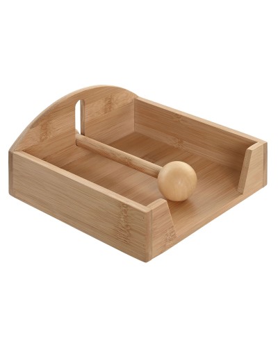 Porte-serviettes Home ESPRIT Naturel Bambou 19 x 21 x 8,8 cm