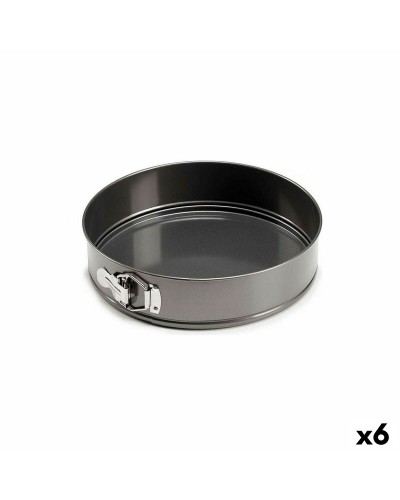 Springform Pan Kinvara CK62863-8 Dark grey Metal Carbon steel 28 x 6,5 x 28,5 cm (6 Units)