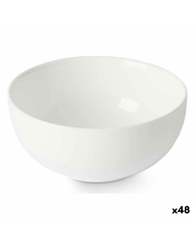 Bol Vivalto LZKW-50 Blanc Verre opalin 13 x 6 x 13 cm (48 Unités)