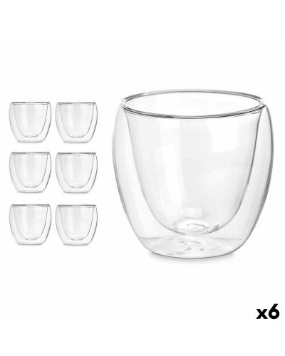 Waterglas Vivalto OCT-DG2319 Transparant Borosilicaatglas 100 ml (6 Stuks)