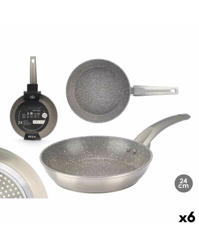 Sartén Kinvara 3 Plateado Aluminio Baquelita Aluminio Forjado (6 Unidades)