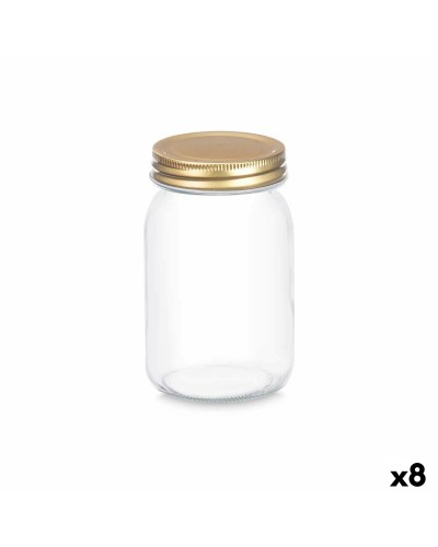 Blik Vivalto CWDH03-8PK Transparant Gouden 500 ml (8 Stuks)