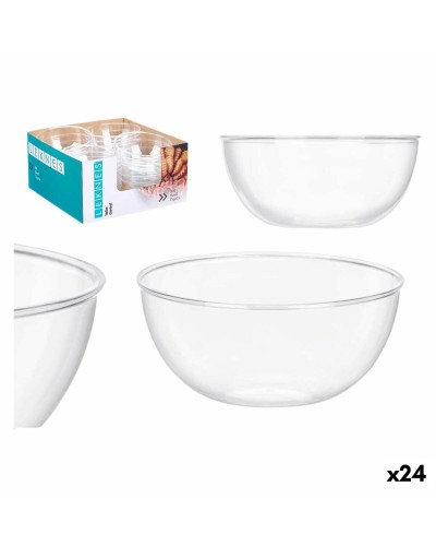 Skålset Leknes CK80678 Transparent Plast 700 ml 15,2 x 7 x 15,2 cm (24 antal)