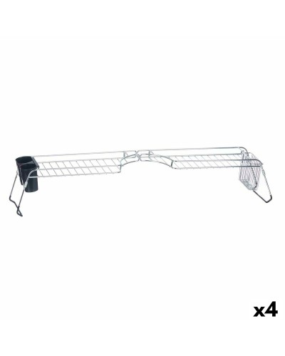 Utdragbart diskställ för diskho Kinvara W3422A-1 Svart Silvrig Metall polypropen 44 x 11 x 16 cm (4 antal)