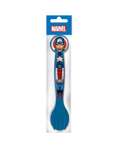 Cutlery set The Avengers CZ11397 Multicolour Plastic 2 Pieces