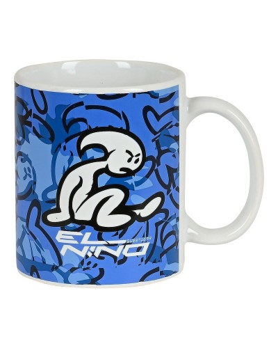 Henkelbecher El Niño Blue bay aus Keramik Blau (350 ml)