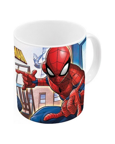 Mok Spider-Man Great power Blauw Rood Keramisch 350 ml