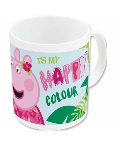 Tazza Mug Peppa Pig Having fun Ceramica Rosa chiaro (350 ml)