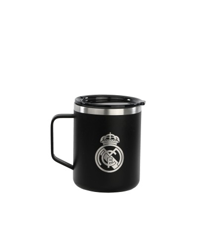 Thermobecher mit Deckel Real Madrid C.F. Marineblau Edelstahl