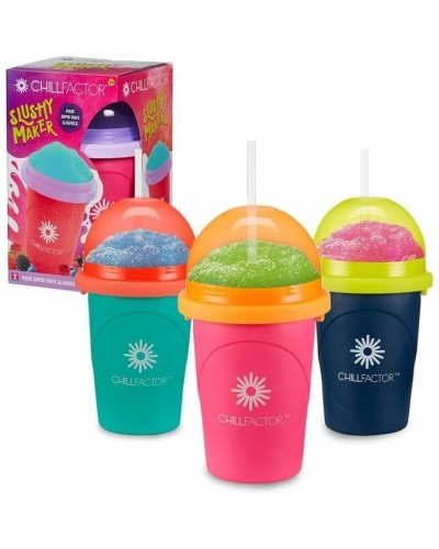Cup for Making Ice Creams and Slushies with Recipes Bandai Chillfactor Granita Mug Rose Plastic