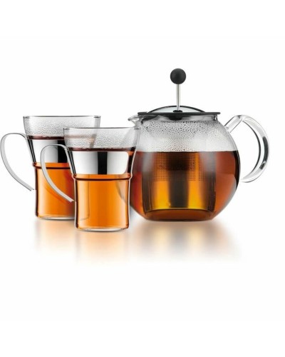 Koffiepot met Zuiger Bodum Transparant Staal 1 L 0,35 L (6 Stuks)