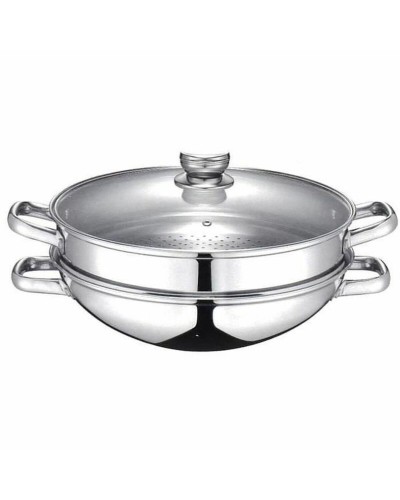 Wokpannu Baumalu Wok 2-en-1