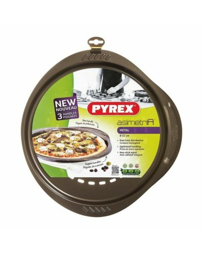 Pitsamuotti Pyrex Ruskea Musta Metalli