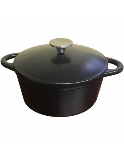 Topf mit Deckel Baumalu noir