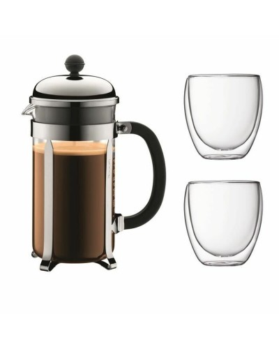 Caffettiera a Stantuffo Bodum Grigio 1 L 0,35 L (8 Unità)