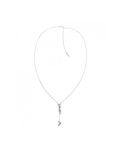 Calvin Klein Halskette Damen Edelstahl Anhänger Logo - Elegantes Schmuckstück
