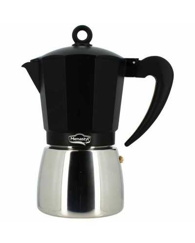 Italiaanse Koffiepot Menastyl Aluminium 9 Kopjes 6 Kopjes
