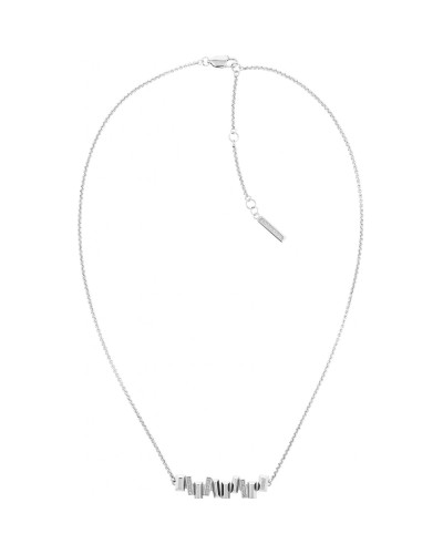 Calvin Klein Women's Necklace Stainless Steel Pendant Logo - Elegant & Casual

