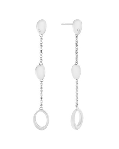 Calvin Klein Boucles d'Oreilles Pendantes Femme Acier Inoxydable Argent 35000360
