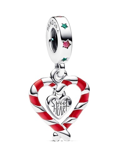 Pandora Sparkling Heart Pendant Charm Sterling Silver 925 Woman Jewelry
