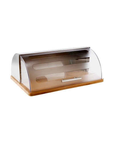 5five Bambou Cuisine Silver Bread Bin: Elegant and Practical for Your Kitchen
