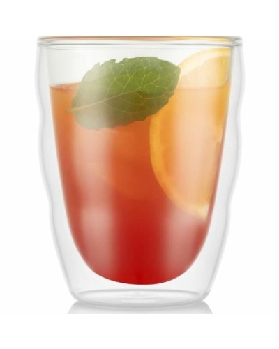 Lasisetti Bodum 250 ml Läpinäkyvä Borosilikaattilasi Sileä 2 Kappaletta (2 osaa)