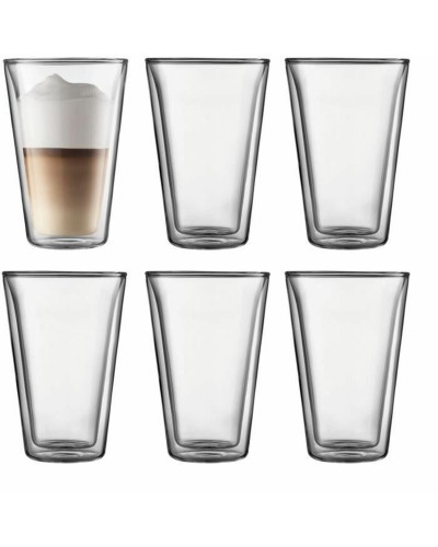Set de Vasos Bodum 400 ml Transparente Vidrio de Borosilicato Liso 6 Piezas (6 Unidades)