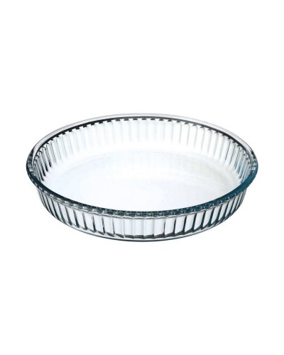 5five Fuente de Horno de Vidrio Transparente de 26 cm para Cocinar, Asar y Servir
