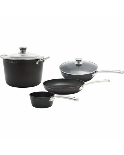 Batteria da Cucina Baumalu Nero 4 Pezzi