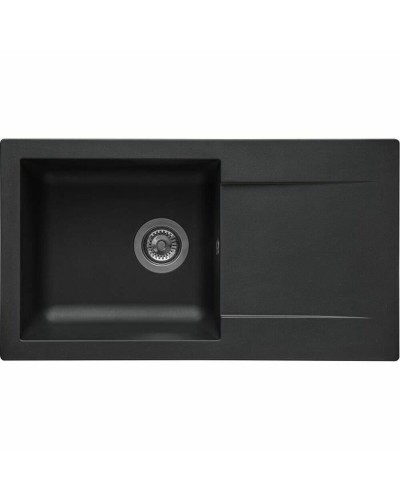 Lavello Stradour 78 x 43,5 cm Nero opaco Nero