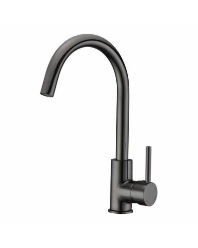 Mixer Tap Rousseau Grey Stainless steel Brass