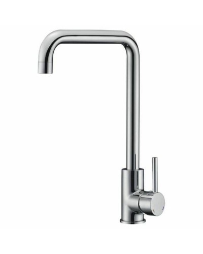 Mixer Tap Rousseau Grey Stainless steel Brass